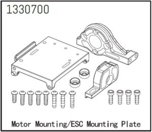 Absima Motor Mounting/ESC Mounting Plate - BronX