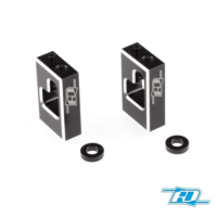 Servo Mount Set Alu Black RDRP (0582)