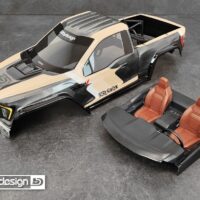 ROCK1 clear body set for Vanquish VS4-10 Phoenix/Fordyce 1/10 Rock Crawler, Pre-Cut (BDCR-RK1-VS4)