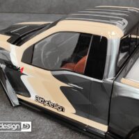 ROCK1 clear body set for Vanquish VS4-10 Phoenix/Fordyce 1/10 Rock Crawler, Pre-Cut (BDCR-RK1-VS4)