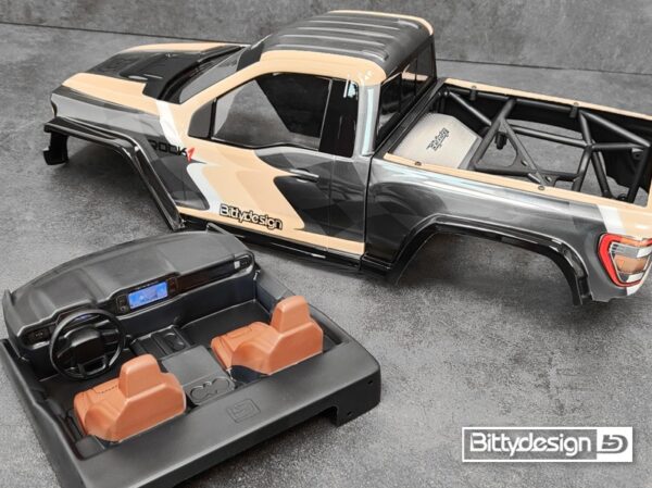 ROCK1 clear body set for Vanquish VS4-10 Phoenix/Fordyce 1/10 Rock Crawler, Pre-Cut (BDCR-RK1-VS4)