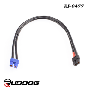 RUDDOG Power Supply Connector Wire 30cm (XT60 to EC3)