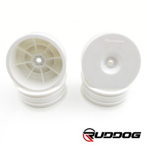 Wheels Front 2wd 12mm White (4) Ruddog (RP-0757)