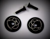 Rear wing Alu. Washer, black (2)