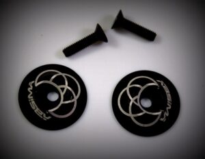 Rear wing Alu. Washer, black (2)