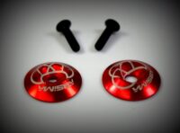 Rear wing Alu. Washer, red (2)
