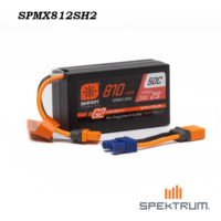 810mAh 50C 7.4V 2S Spektrum Smart G2 LiPo IC2 (Losi Mini-B)