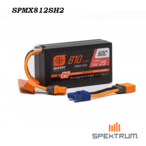 810mAh 50C 7.4V 2S Spektrum Smart G2 LiPo IC2 (Losi Mini-B)