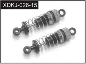Shock Absorber (2) red (J-026-15) Absima