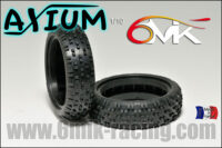 6Mik "AXIUM" Front 2wd Tyres - Purple compound (pair)