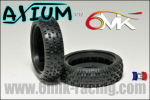 6Mik "AXIUM" Front 2wd Tyres - Purple compound (pair)