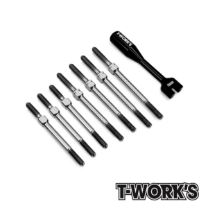 T-Work's Titanium Turnbuckle Set (For Xray XB4'22/XB4C'24/XB4D'24)