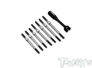 T-Work`s 64 Titanium Turnbuckle Set for Xray XB4 22-23