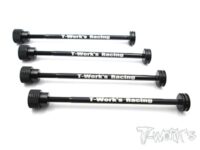 T-Work's 1/10 Touring Car and 2WD Buggy Tire Holder 100mm (4pcs, Black)