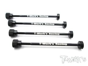 T-Work's 1/10 Touring Car and 2WD Buggy Tire Holder 100mm (4pcs, Black)