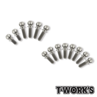 Ball End Set Titanium (TP-109) T-Work's