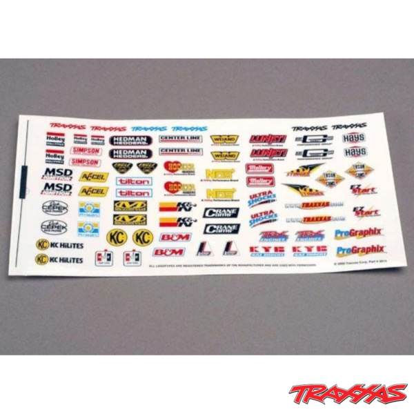 Decal Sheet Racing Sponsors (2514)