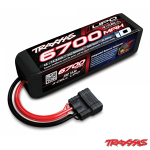 6700mAh 25C 14.8v 4S LiPo Battery Traxxas ID
