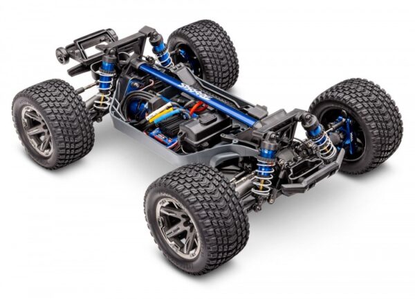 Traxxas Rustler 4x4 Ultimate VXL Blue 1/10 RTR - 67097-4