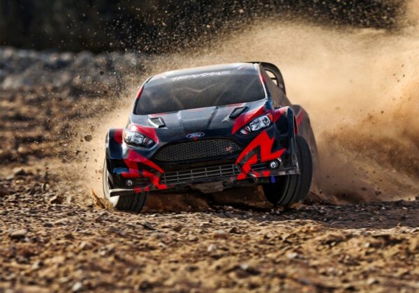 Traxxas Ford Fiesta ST Rally 1/10 4WD TQ Punane BL-2S