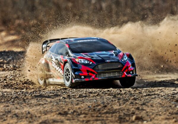 Traxxas Ford Fiesta ST Rally 1/10 4WD TQ Punane BL-2S