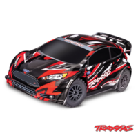 Traxxas Ford Fiesta ST Rally 1/10 4WD TQ Punane BL-2S