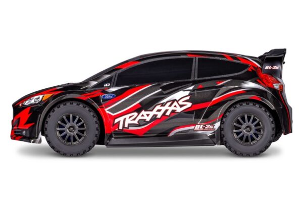 Traxxas Ford Fiesta ST Rally 1/10 4WD TQ Punane BL-2S