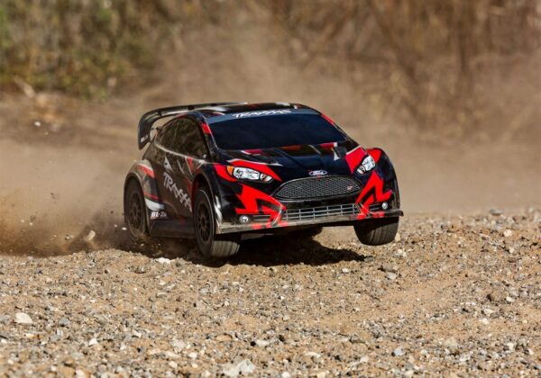 Traxxas Ford Fiesta ST Rally 1/10 4WD TQ Punane BL-2S