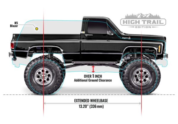 Traxxas TRX-4 Crawler Chevrolet K10 High Trail RTR Sinine