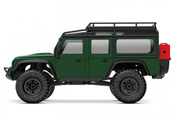 Traxxas TRX-4M 1/18 Land Rover Defender Crawler Roheline RTR - 2S LiPo/USB Charger