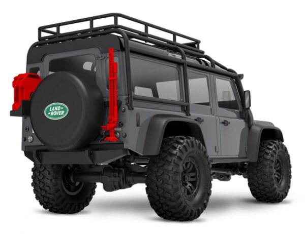 Traxxas TRX-4M 1/18 Land Rover Defender Crawler Hõbedane RTR - 2S LiPo/USB Charger