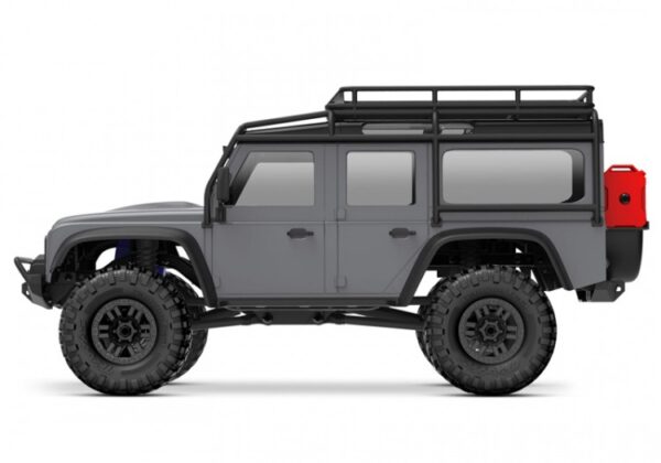 Traxxas TRX-4M 1/18 Land Rover Defender Crawler Hõbedane RTR - 2S LiPo/USB Charger