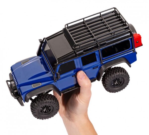 Traxxas TRX-4M 1/18 Land Rover Defender Crawler Hõbedane RTR - 2S LiPo/USB Charger