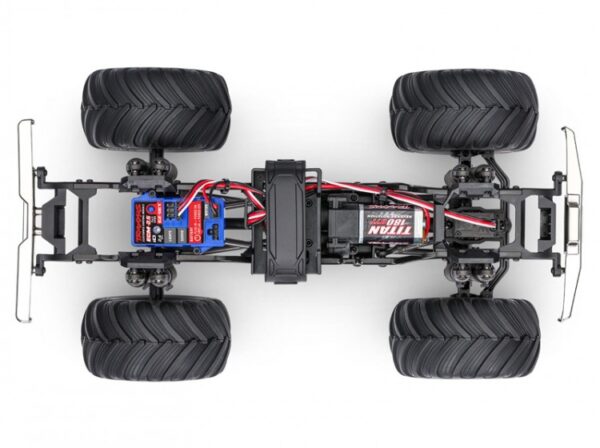 Traxxas TRX-4MT Chevrolet K-10 Monster Truck RTR Punane - 2S LiPo/USB Charger