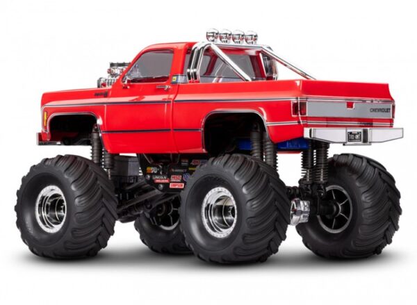 Traxxas TRX-4MT Chevrolet K-10 Monster Truck RTR Punane - 2S LiPo/USB Charger