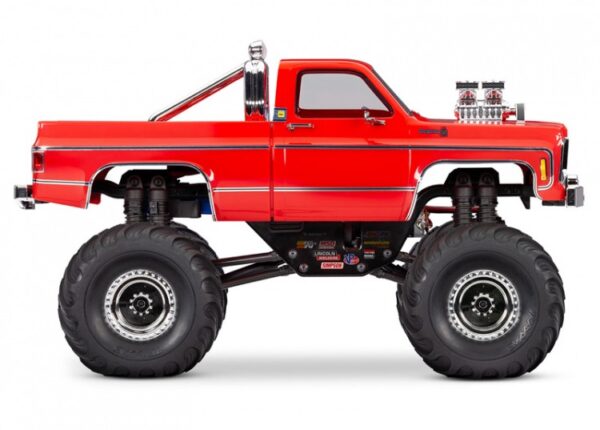 Traxxas TRX-4MT Chevrolet K-10 Monster Truck RTR Punane - 2S LiPo/USB Charger
