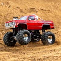 Traxxas TRX-4MT Chevrolet K-10 Monster Truck RTR Red - 2S LiPo/USB Charger