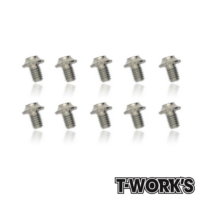 Screws M3x4mm Titanium Hex Socket UFO Head Screw (10) T-Work's