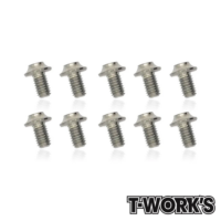 Screws M3x5mm Titanium Hex Socket UFO Head Screw (10) T-Work's