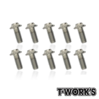 Screws M3x8mm Titanium Hex Socket UFO Head Screw (10) T-Work's
