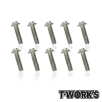 Screws M3x12mm Titanium Hex Socket UFO Head Screw (10) T-Work's