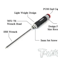 Hex Wrench Ball 2.0x120mm (TT-058-B2.0) T-Work's