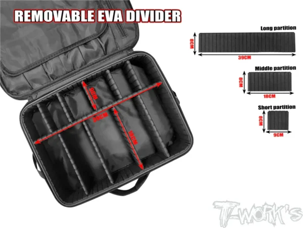 T-Work's Hard Case Parts Large Bag (Hard Separator)