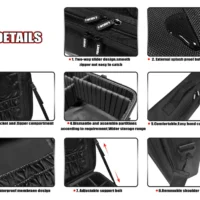 T-Work's Hard Case Parts Large Bag (Hard Separator)
