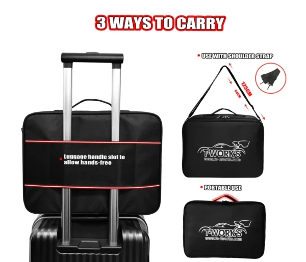 T-Work's Hard Case Parts Large Bag (Hard Separator)