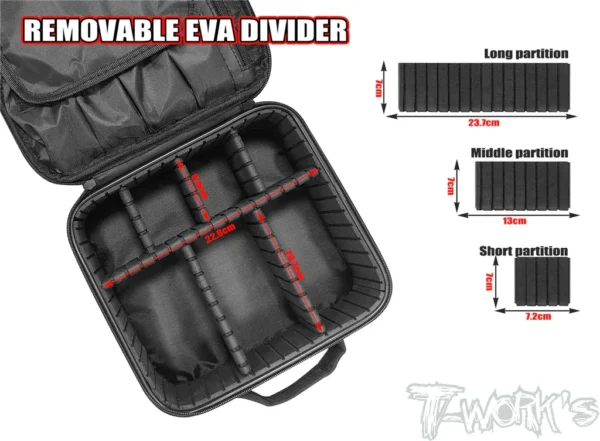 T-Work's Hard Case Parts Bag (Hard Separator)