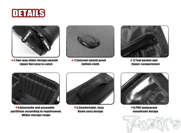 T-Work's Hard Case Parts Bag (Hard Separator)