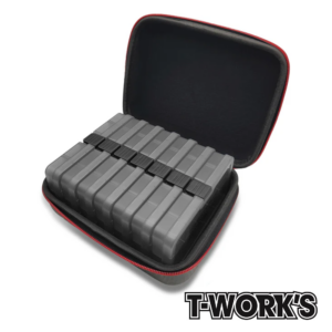 T-Work's Compact Hard Case with 7pcs. of 10 Case Hardware Storage Boxes