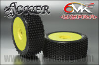6Mik "Joker" Tyres glued on rims - 0/18 compound (pair)
