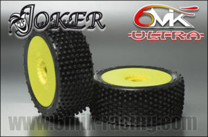 6Mik "Joker" Tyres glued on rims - 0/18 compound (pair)